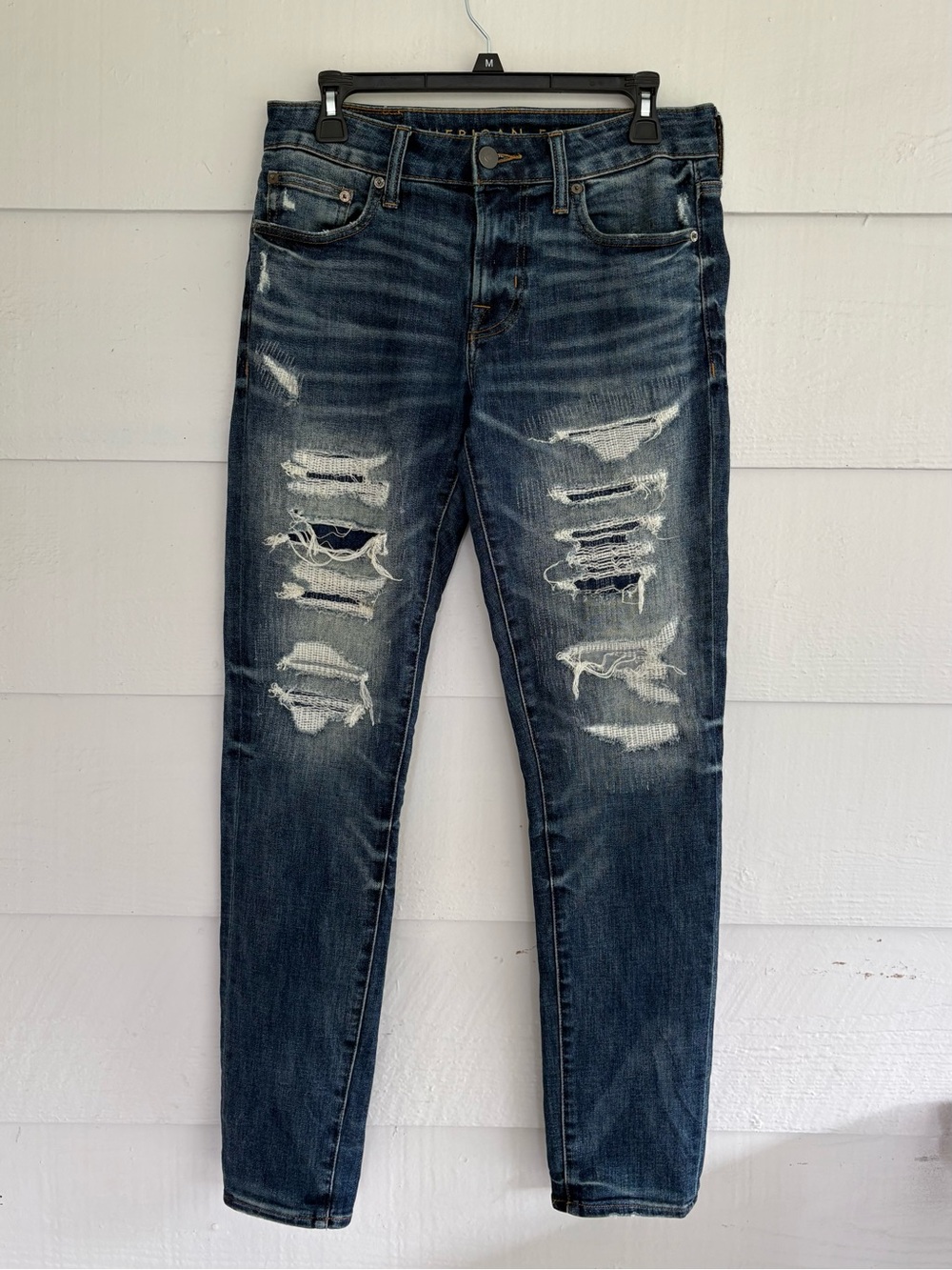 American Eagle Next Level AirFlex Distressed Skinny Jeans Men’s 30x32